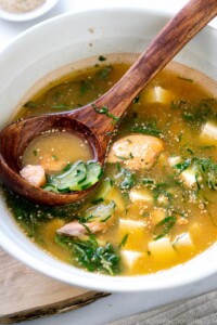 Cold hydrating food Cold Miso Soup Hiyajiru