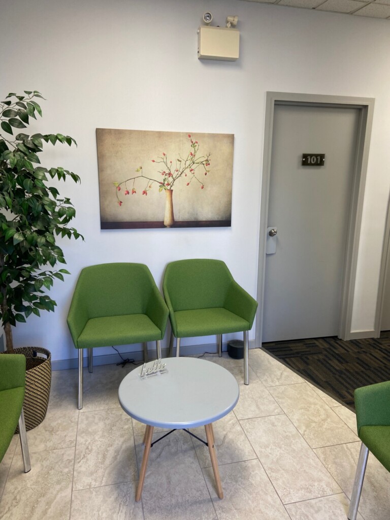JM Nutrition Halifax Dietitian and Nutritionist Office Waiting Room Outside Suite 101