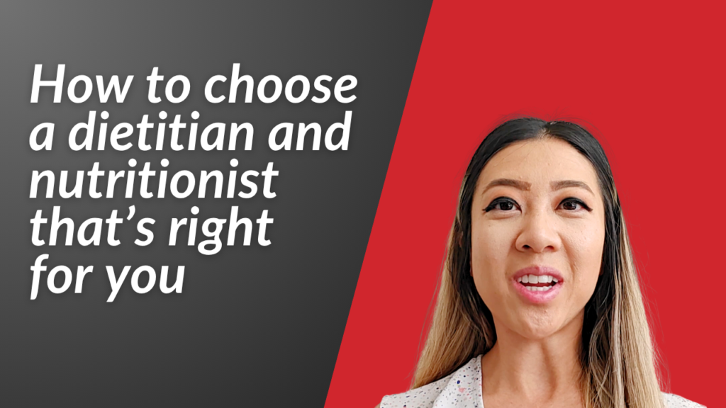 how to choose a dietitian and nutritionist
