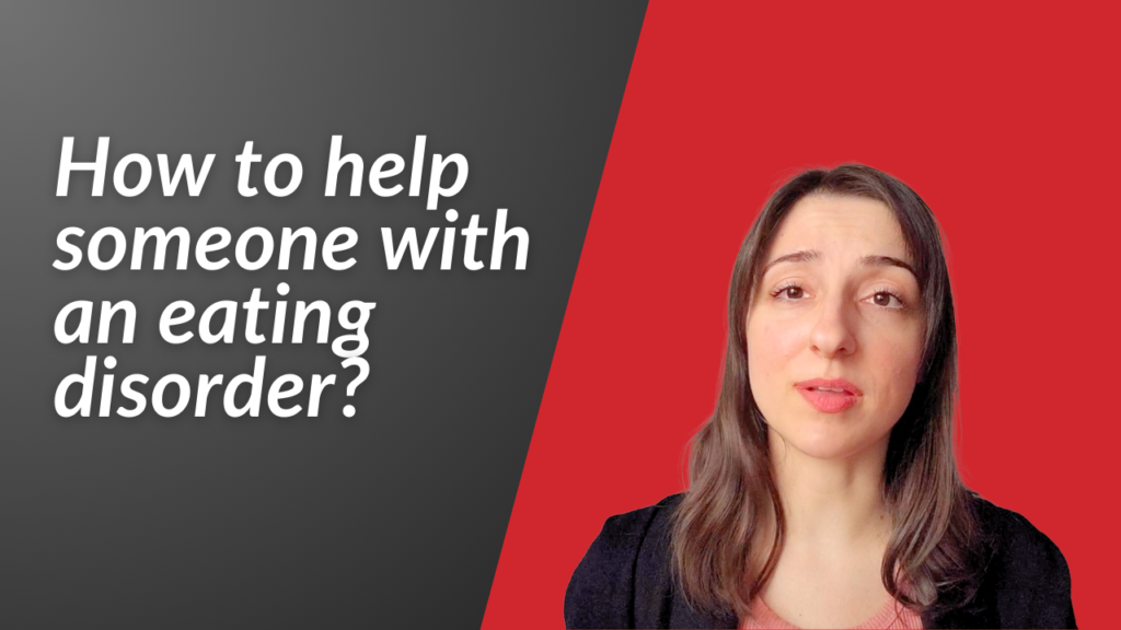 How to help someone with an eating disorder