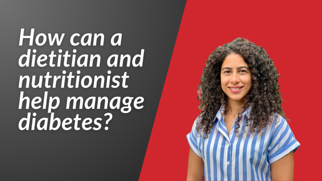how a dietitian and nutritionist manages diabetes